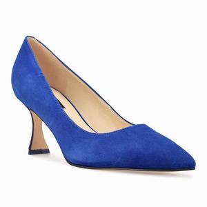 Nine West Workin Pointy Toe Pumps - Blue - Ireland (CX3681705)